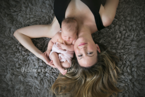 Newborn baby Eliza 13 days in ByMika photography studio Perth