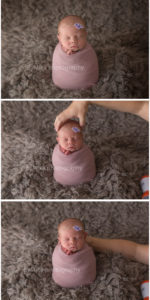 Newborn photo composite